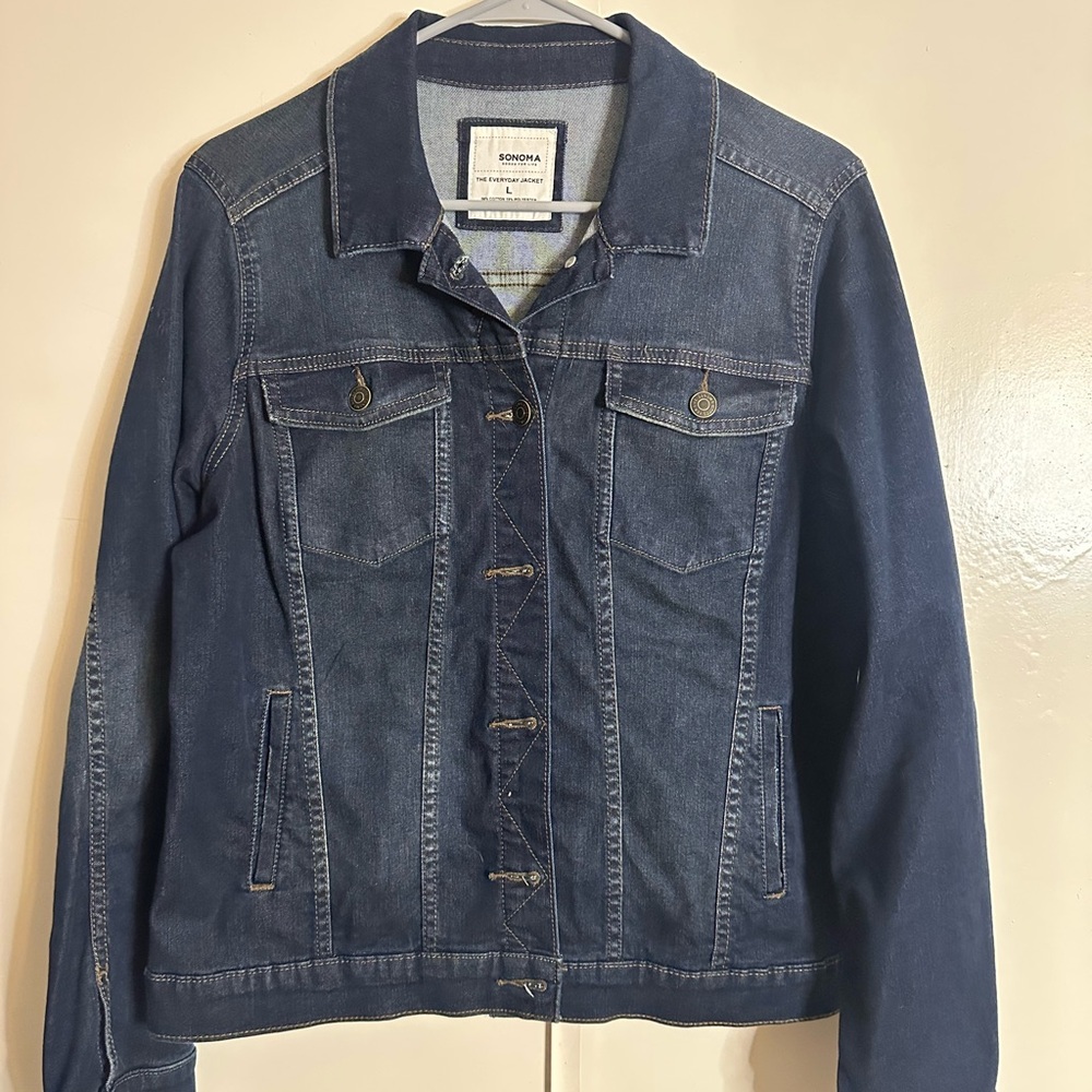 Sonoma Dark Blue Jean Jacket